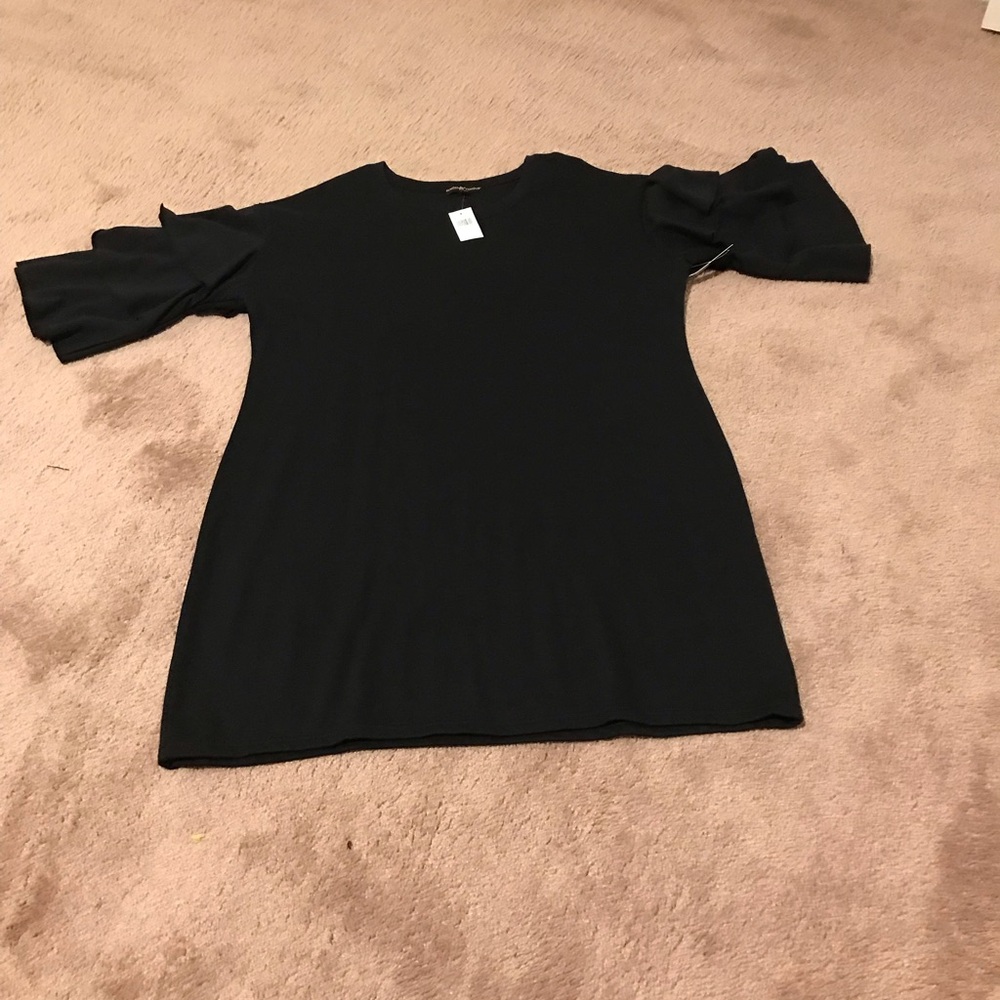 Almost Famous Black Midi Dress - Picture 2 of 4